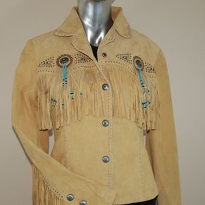 Beautiful  Suede Fringe Jacket